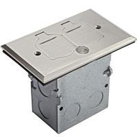Enerlites 20 Amp 125 volt Tamper/Weather Resistant Floor Box Kit