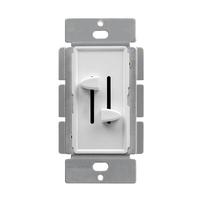 Enerlites White Dual Slider Dimmer Light Switch
