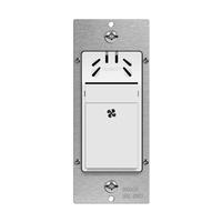 Enerlites White Single Pole Fan Switch and Humidity Sensor