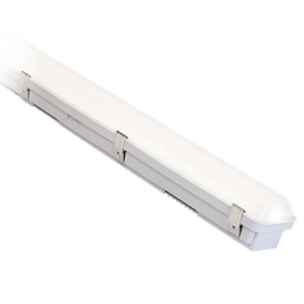 4' 40 watt 120/277 volt CCT Selectable Dimmable LED Vapor Tight