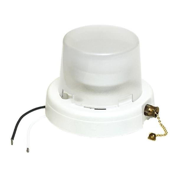 Twist and Lock Base Lamp Holder with Pull Chain