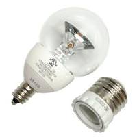 ETi 2.5 watt 120 volt G16.5 Candelabra Screw Base 3000K Natural White Non-Dimmable LED 