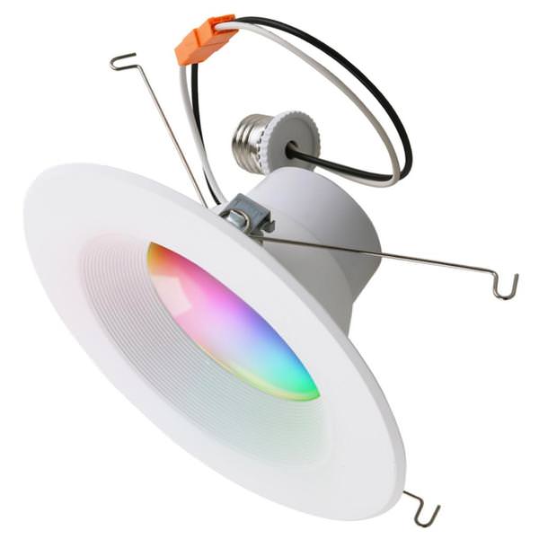 6" 13 watt 120 volt Medium Screw Base CCT Selectable Dimmable Smart LED Recessed Downlight