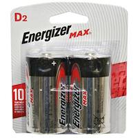 Energizer D Cell Battery (2 pack)