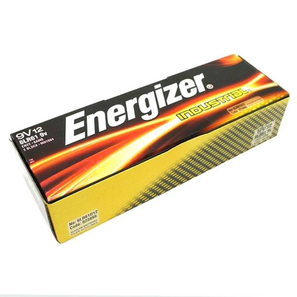 9 volt Industrial Battery (12 pack)