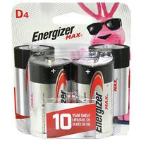 View D Cell Battery (4 pack)