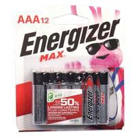 Energizer AAA Cell 1.5 volt MAX Battery (12 pack)
