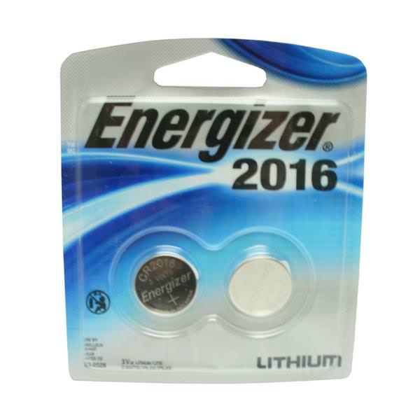 2016BP-2 3 Volt Lithium Button Cell Watch / Garage Door / Calculator / Medical Battery (2 pack)