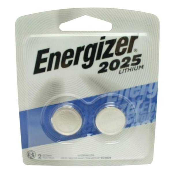 2025BP-2 3 Volt Lithium Button Cell Watch / Garage Door / Calculator / Medical Battery (2 pack)