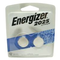 Energizer 2025BP-2 3 Volt Lithium Button Cell Watch / Garage Door / Calculator / Medical Battery (2 pack)