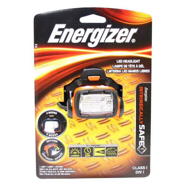 Orange & Black 4 LED Headlight (Batteries Not Included)