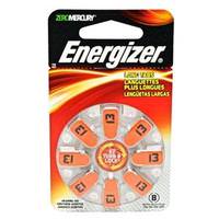 Energizer AZ13DP 1.4 volt Zinc Air Zero Mercury Hearing Aid Battery (8 pack)