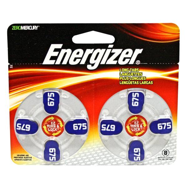AZ675DP 1.4 volt Zinc Air Zero Mercury Hearing Aid Battery (8 pack)