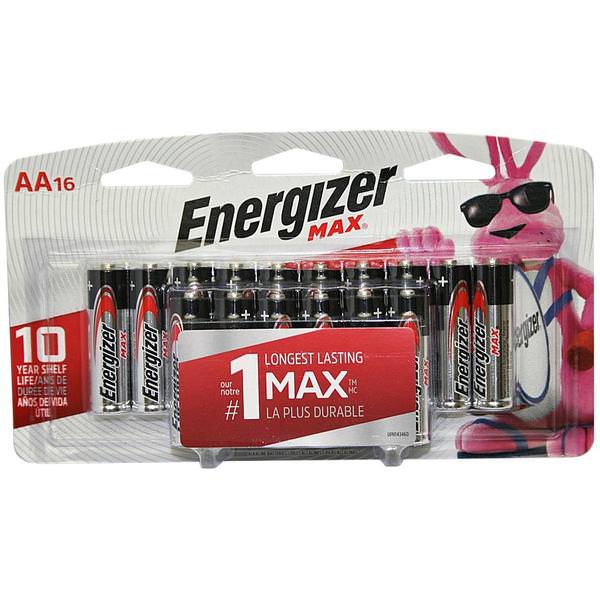 AA Cell 1.5 volt Max Battery (16 pack)