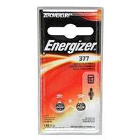 Energizer 377 1.55 Volt Zero Mercury Button Cell Watch / Calculator Battery (2 pack)