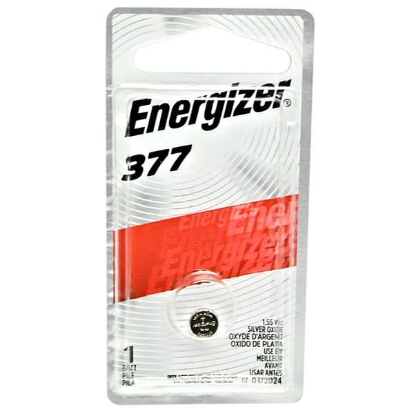 377 1.55 volt Silver Oxide Zero Mercury Button Cell Battery