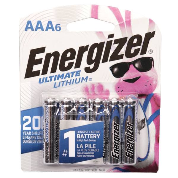 AAA Cell Ultimate Lithium Battery (6 pack)