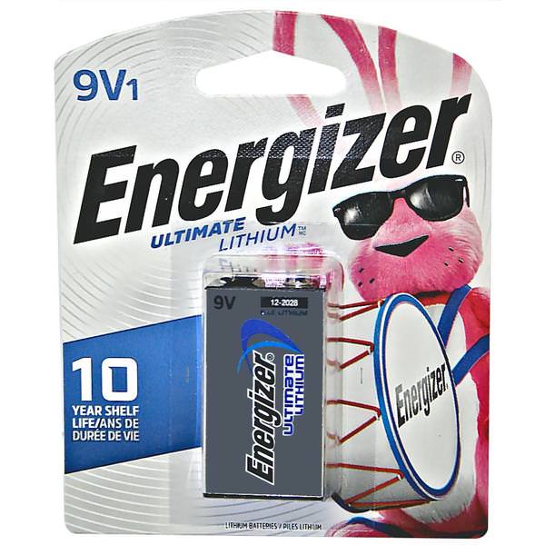 Energizer pile lithium 9V