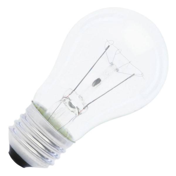 25 watt 130 volt A15 Medium Screw Base 2700K Warm White Clear Dimmable