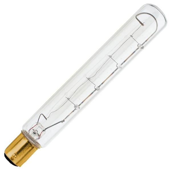 20 watt 130 volt T6.5 Double Contact Bayonet Base 2700K Warm White Dimmable Light Bulb