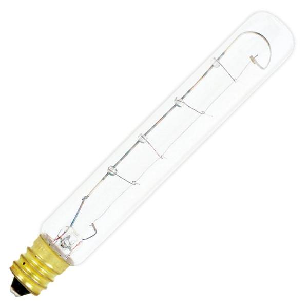 25 watt 130 volt T6.5 Intermediate Screw Base 2700K Warm White Clear Dimmable