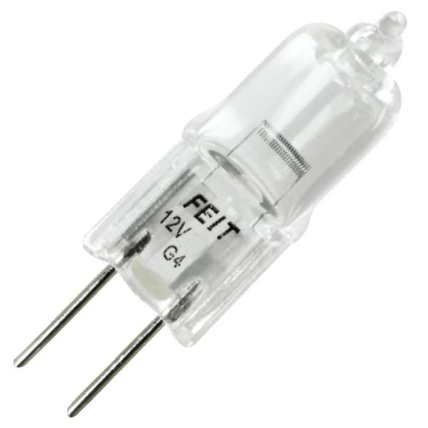 10 watt 12 volt T3 Bi-Pin Base 3000K Natural White Clear Dimmable