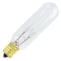 Feit Electric 15 watt 130 volt T6 Candelabra Screw Base 2700K Warm White Clear Dimmable