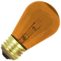 Feit Electric 11 watt 130 volt S14 Medium Screw Base Orange Clear Dimmable