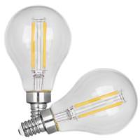 Feit Electric 4.5 watt 120 volt A15 Candelabra Screw Base 2700K Warm White Dimmable LED (2 Pack)