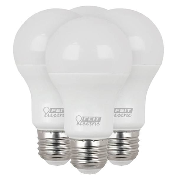 6 watt 120 volt A19 Medium Screw Base 3000K Natural White Non-Dimmable LED Light Bulb (4 Pack)