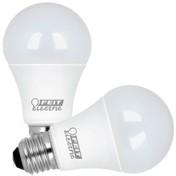 10.6 watt 120 volt A19 Medium Screw Base 5000K Daylight Non-Dimmable LED (2 Pack)