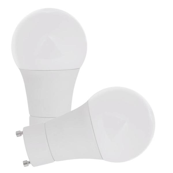10 watt 120 volt A19 Twist and Lock Base 5000K Daylight Dimmable LED (2 Pack)