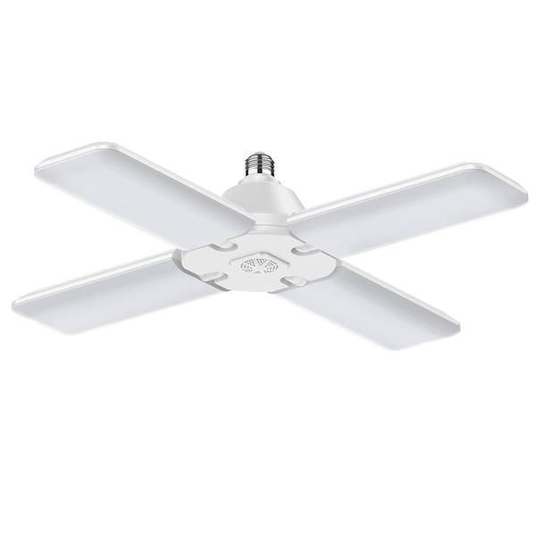 120 watt 120 volt Medium Screw Base 5000K Daylight 4 Adjustable Panels Non-Dimmable LED