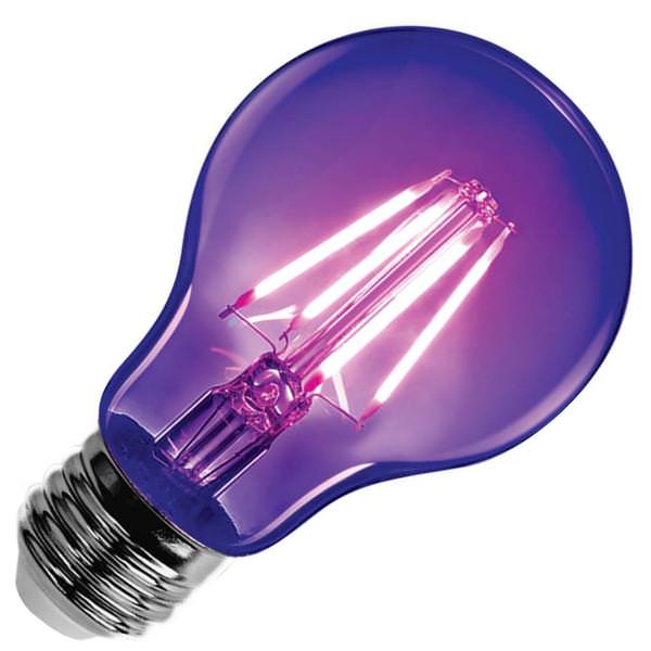 7 watt 120 volt A19 Medium Screw Base Black Non-Dimmable LED