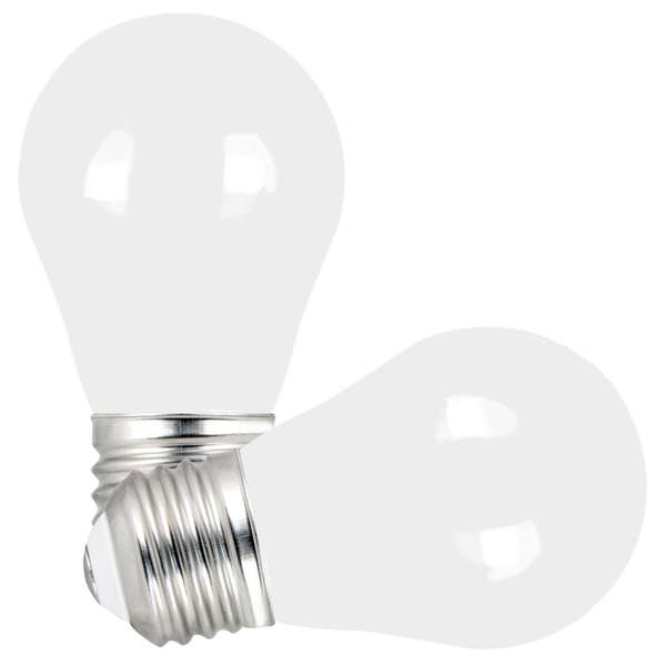 8 watt 120 volt A15 Medium Screw Base 2700K Warm White Frosted Dimmable LED (2 Pack)