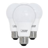 Feit Electric 8.8 watt 120 volt A19 Medium Screw Base 3000K Natural White Non-Dimmable Electric LED (4 Pack)