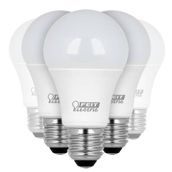 15 watt 120 volt A19 Medium Screw Base 5000K Daylight Non-Dimmable LED (6 Pack)