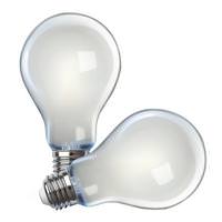 View 15 watt 120 volt A21 Medium Screw Base 2700K Warm White Dimmable LED (2 Pack)