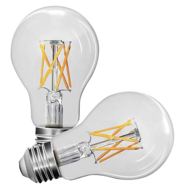 12 watt 120 volt A19 Medium Screw Base 5000K Daylight Dimmable LED (2 Pack)