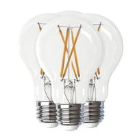 Feit Electric 9 watt 120 volt A19 Medium Screw Base 2700K Warm White Clear Dimmable LED (4 Pack)