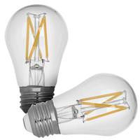 Feit Electric 120 volt A15 Medium Screw Base 2700K Warm White Clear Dimmable LED (2 Pack)