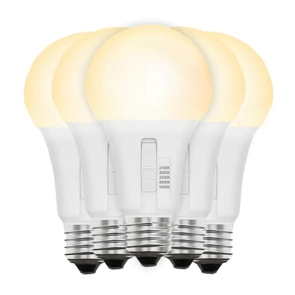 17.5 watt 120 volt A21 Medium Screw Base CCT Selectable (6 Pack)