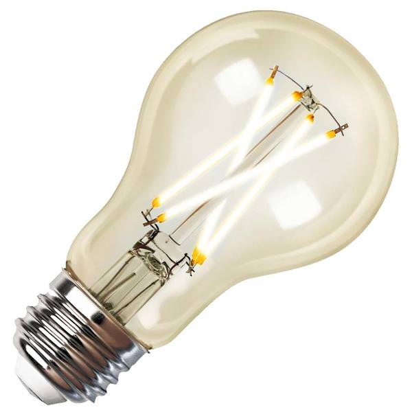 8.8 watt 120 volt A19 2700K Warm White Clear Smart Non-Dimmable Filament LED