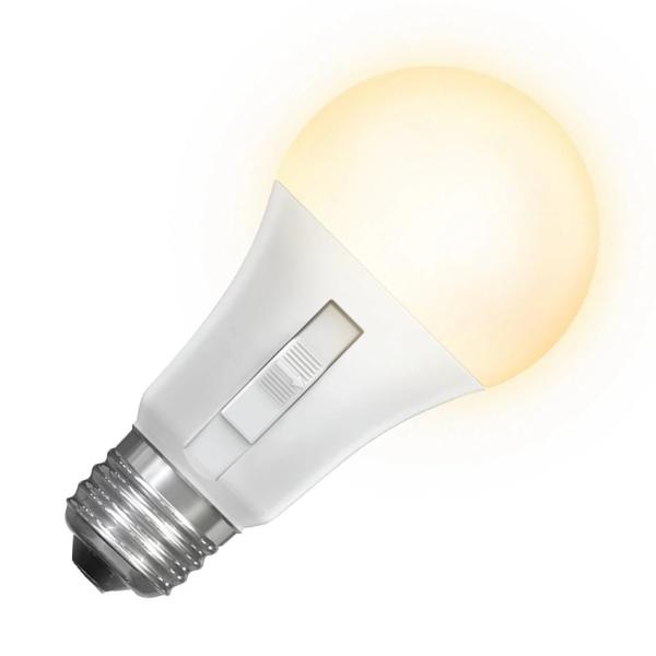 8.8 watt 120 volt A19 Medium Screw Base CCT Selectable Motion Sensor