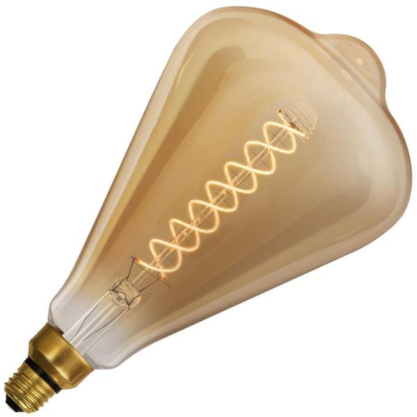 6.5 watt 120 volt ST19 Medium Screw Base 2100K Warm White Amber Dimmable