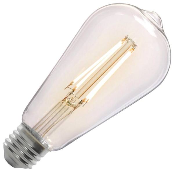 5.5 watt 120 volt ST19 Medium Screw Base 2100K Warm White Amber Dimmable