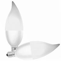 Feit Electric 2 watt 120 volt Candelabra Screw Base 1500K Flame Effect Non-Dimmable LED (2 Pack)