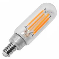 Feit Electric 3.3 watt 120 volt T8 Candelabra Screw Base 2700K Warm White Clear Glass Vintage Dimmable LED