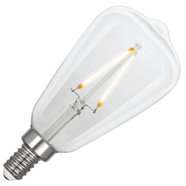 5.5 watt 120 volt ST15 Medium Screw Base 2100K Warm White Clear Glass Vintage Dimmable LED