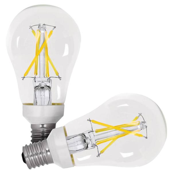 8.3 watt 120 volt A15 Intermediate Screw Base 3000K Natural White Clear Dimmable LED